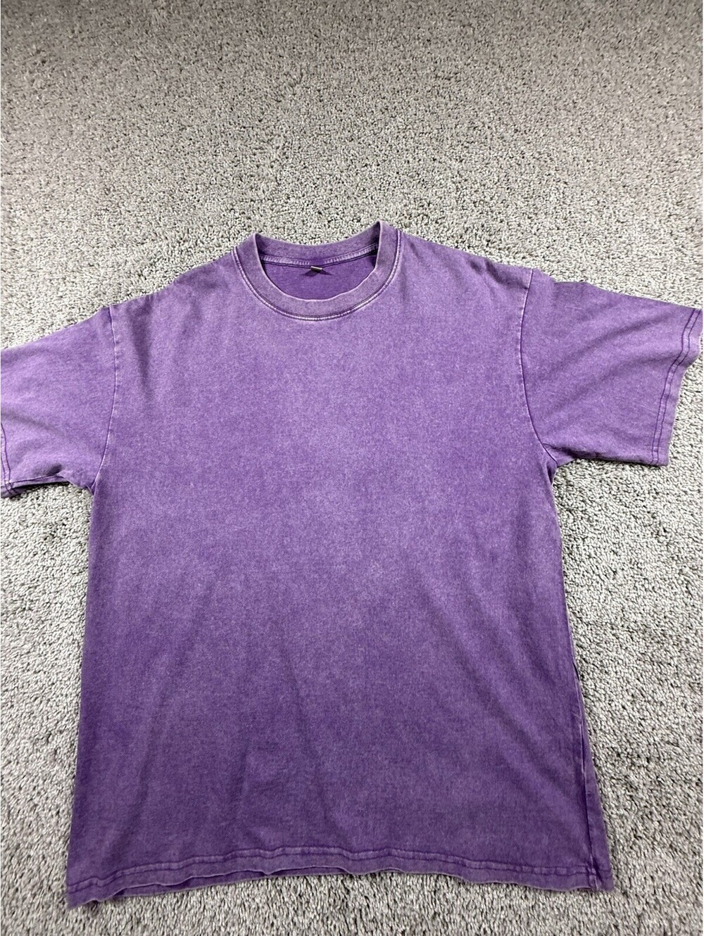 NWOT Men’s Premium Heavyweight T Shirt Size Large Purple Quality Cotton